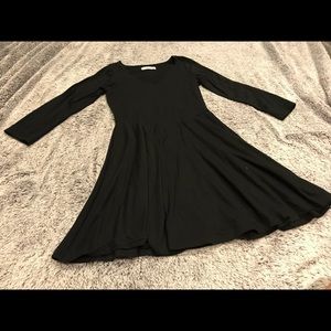Abercrombie long sleeve black dress